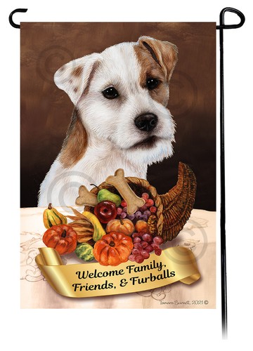 Thanksgiving garden flag - thanksgiving,