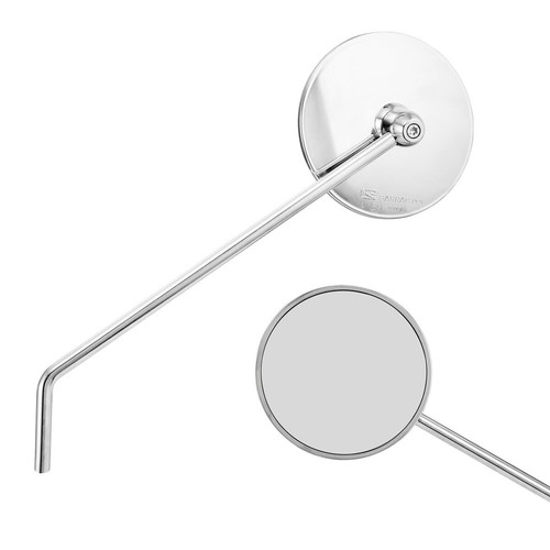 Pair chrome handlebar mirrors - pair,