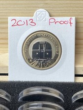 2013 Proof London Underground Train £2 Two Pound Coin Brilliant Uncirculated BU