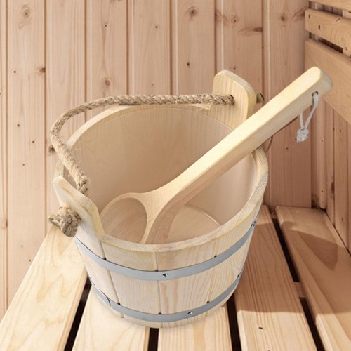Sauna barrel and ladle made - made, of