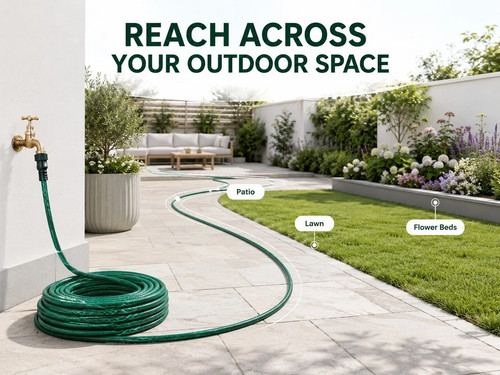 100m garden hose - garden, pipe