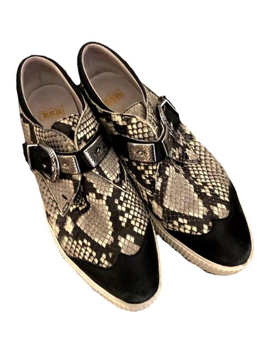 Ash snakeskin leather trainers - ash,