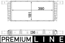 Radiator MAHLE Fits PORSCHE