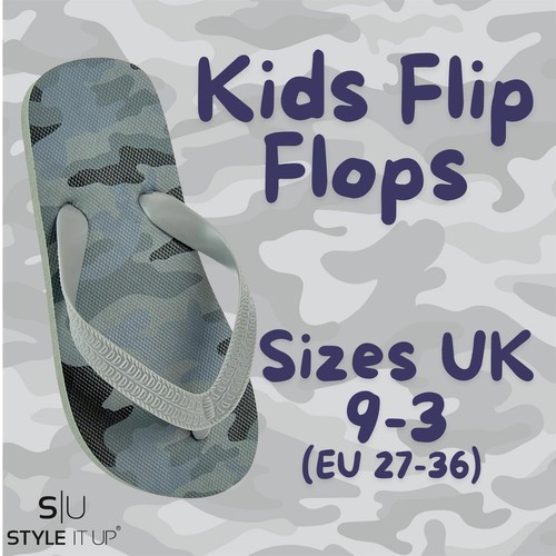 Boys flip flops - flops, camo