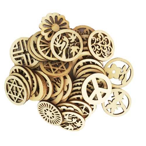 100 pieces unfinished wood - 100,