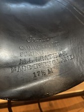 County Competitor Dressage saddle black, 17.5 Medium 