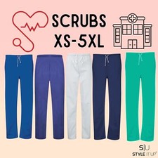 Mens Womens V-Neck Scrubs Top