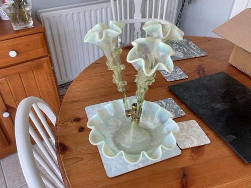 Antique vaseline glass - glass, 3