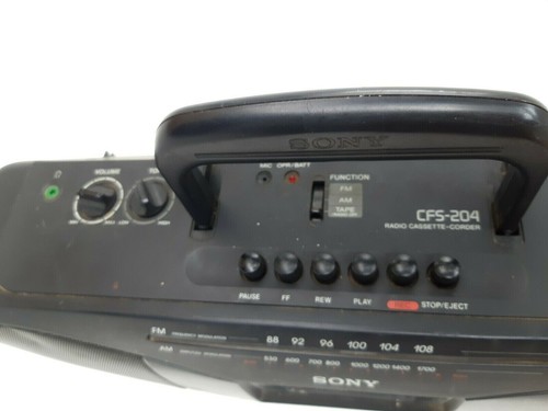 Sony cfs 204 - sony, am/fm