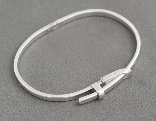 Vintage sterling silver bangle - vintage,