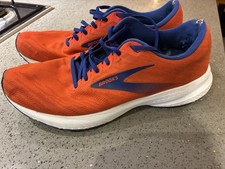 Brooks Launch 7 Men's Running Sneakers Orange 1103241D610 Sz 13 Light Worn