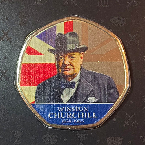 Winston churchill 50p coin - 50p,