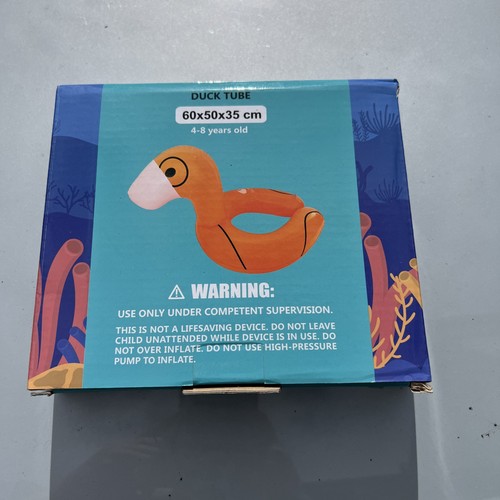 Kids inflatable duck - duck, tube