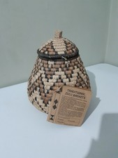 African Zulu Basket With Lid