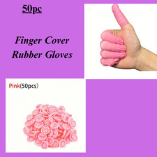 Disposable Finger Cover Rubber Gloves, Non-Slip Latex Finger Cots