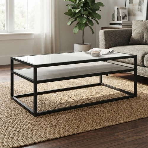 Contemporary glass coffee - contemporary,