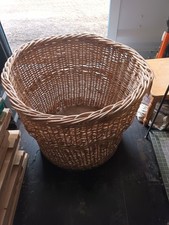 Giant Wicker Basket Woven