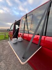 Campervan Hanging Table Black Hexa Ply Outdoor Kitchen for VW T4 T5 T6 T6.1
