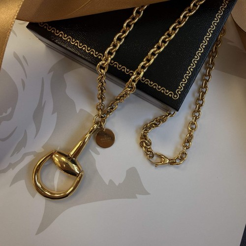 18ct gold gucci horsebit - gold,
