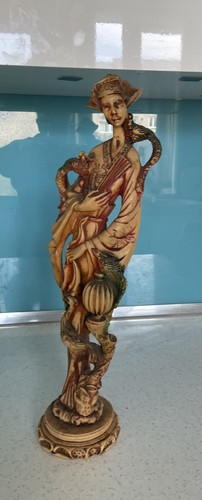 19ins tall oriental figurine