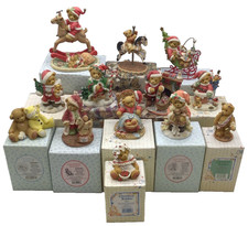 Cherished Teddies Figurines x13 Job Various Designs & Characters All With Boxes