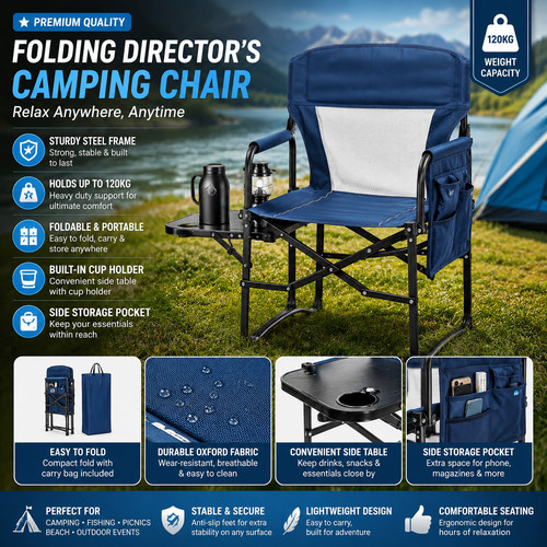 Folding camping directors - folding,