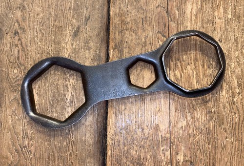 Vintage hub nut - spanner, wrench