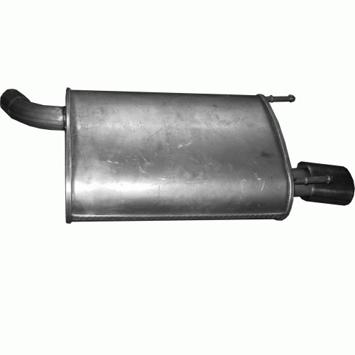Exhaust rear silencer for - exhaust,