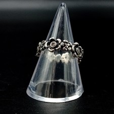 Pandora Flower Band Ring Size 54 925 Silver FLT