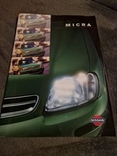 Nissan Micra 1998-99 UK Market Foldout Sales Brochure 1.0 1.3 Equation GX Si