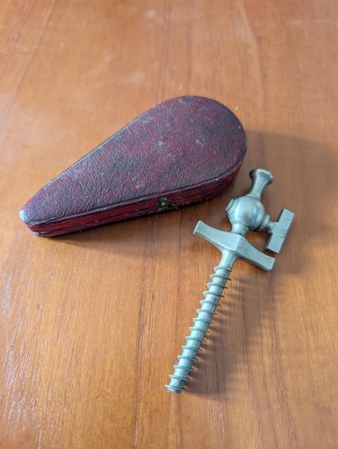 Antique brass champagne tap - brass,