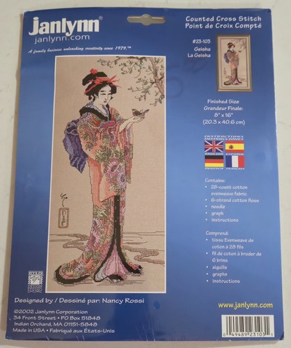Vtg janlynn geisha cross - geisha,