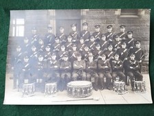 Large 1912 Era Photo Of St Michaels Flute Band Shankill Belfast.