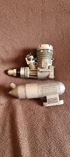 Vintage MDS 38 RC Nitro Aeroplane Engine, RC Plane Aircraft Glow & Exhaust Lt1