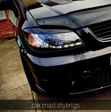Vauxhall Zafira A Black Plastic eyebrows Eyelids Facelift Headlamp/GSI/SRI/CDTI