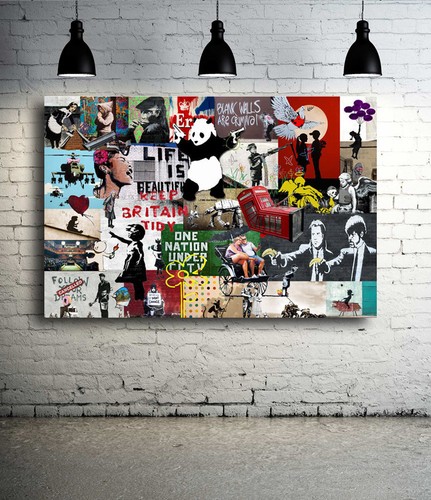 Banksy graffiti street - banksy,