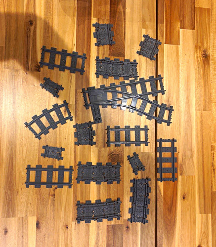 Lego trains train tracks black - lego,