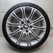 1 X OEM BMW E46 18" SILVER MV2
