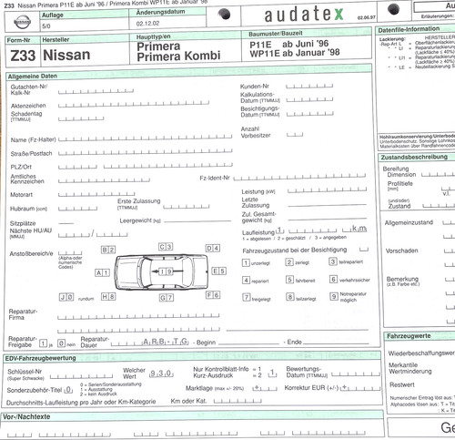 Nissan primera p11e wp11e - nissan,