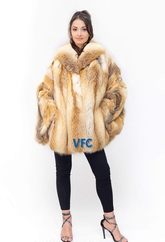 Gold fox fur - fox, with