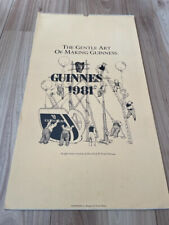 Guinness - 1981 Calendar - Complete - Very Good Condition