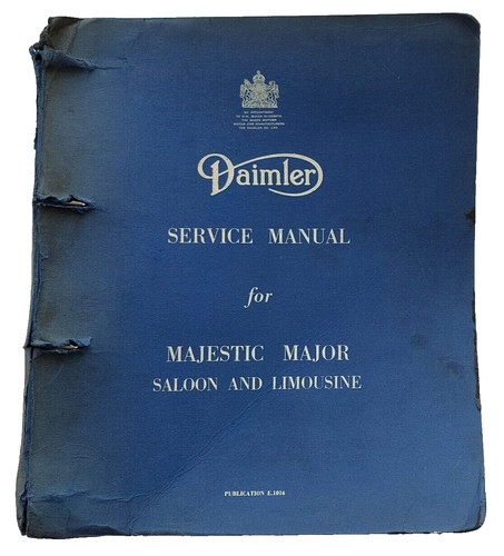 Daimler service manual - daimler,