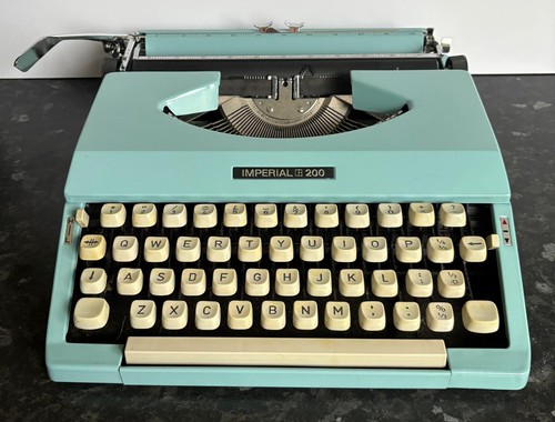 Vintage portable typewriter - vintage,