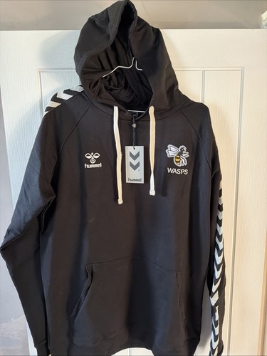 London wasps black hoodie - black, uk