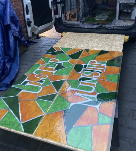 Big stained glass panels - 4,