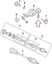 Porsche Cayenne 92A Rear Axle