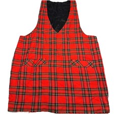 Simon Ellis RED PLAID Vintage