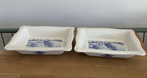 Collectible white blue - white,