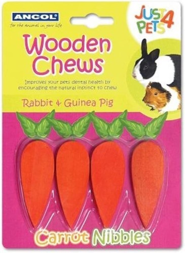 Carrot chew toy for small - toy,