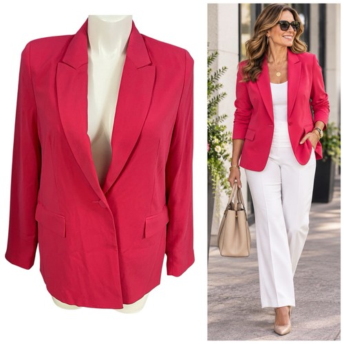 Topshop hot pink - topshop, blazer